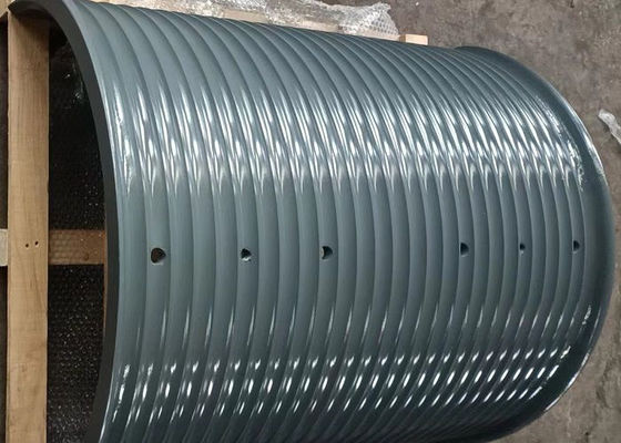 Smooth Winch Drum Wrapped Steel Lebus Sleeve Secure With Bolted Or Welded Connection
