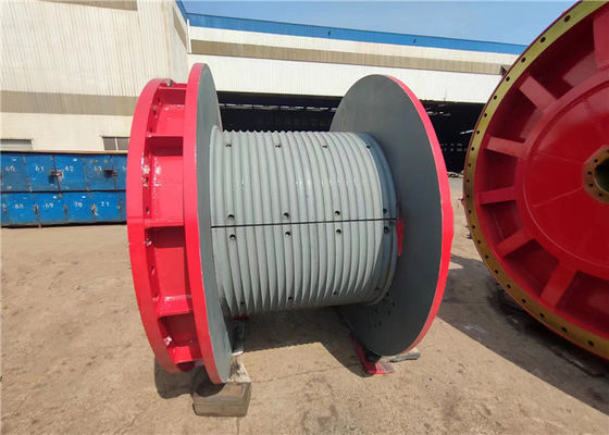 CCS Certification Q355B  Q355E Lebus Grooved Drum For Marine Towing Winch