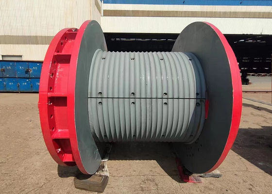 CCS Certification Q355B  Q355E Lebus Grooved Drum For Marine Towing Winch