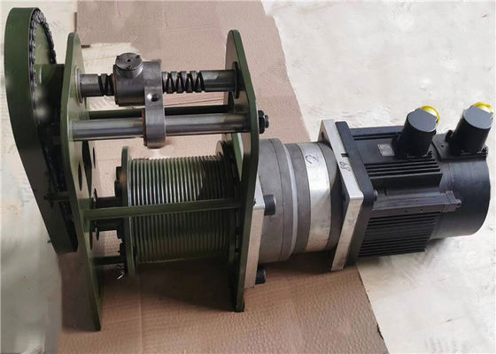 Lebus Grooved Drum Electric Rope Winch For Retracting And Lowering Cables