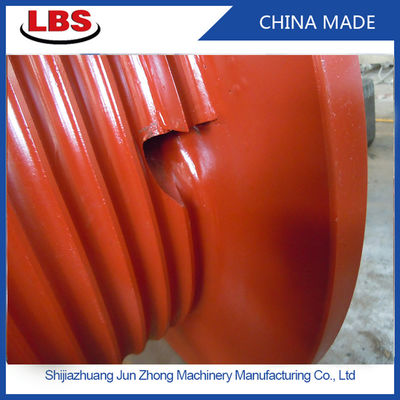 Steel Q235 Construction Winch Machine 5 Ton Red For Coal Mine