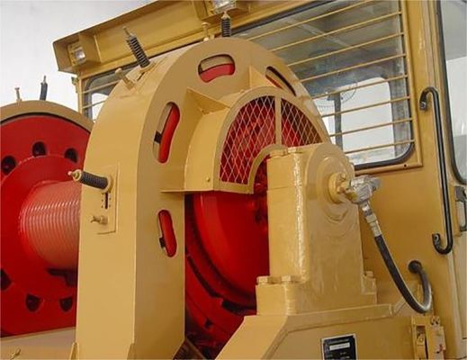 Alloy Steel Workover Rig Grooved Winch Drum With Gear Ring