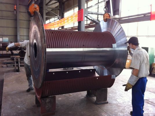 Winch Drum Lbs Two Half Split Groove Sleeve Customized Processing Large Mining