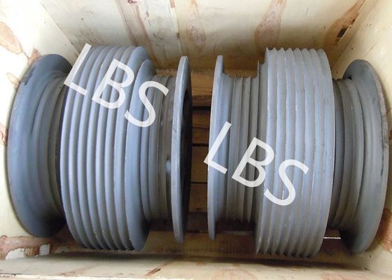 Customized Grooved Winch Drum Multi Layer Winding For Steel Wire And Nylon Ropes And Cables