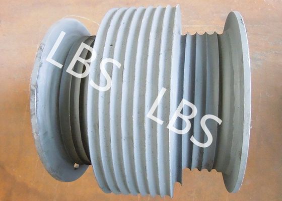 Customized Grooved Winch Drum Multi Layer Winding For Steel Wire And Nylon Ropes And Cables