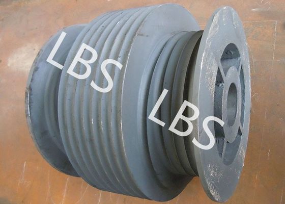 Customized Grooved Winch Drum Multi Layer Winding For Steel Wire And Nylon Ropes And Cables