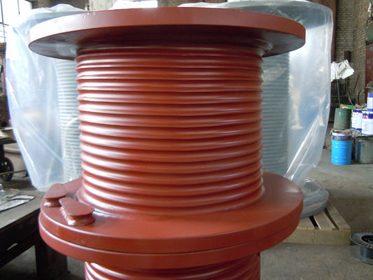 Lebus Polishing Grooved Winch Drum In Water Conservancy Project