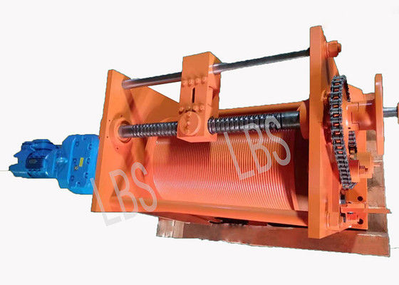 50T Hydraulic Crane Winch Retract Release Ropes And Lift Heavy Objects