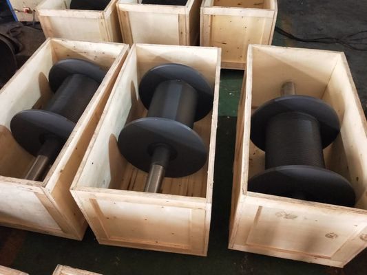 High Standard Grooved Rope Winch Drum Slot Direction Left Or Right 50mm-2500mm Diameter