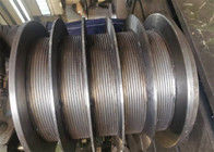 Capacity 30 Tons Quadruple Drum / 5 Section Drum Compatible With 10mm Wire Rope