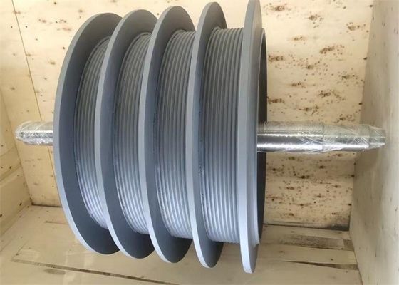 Anti Corrosion Coating Lebus Grooves Wire Rope Winch Drum