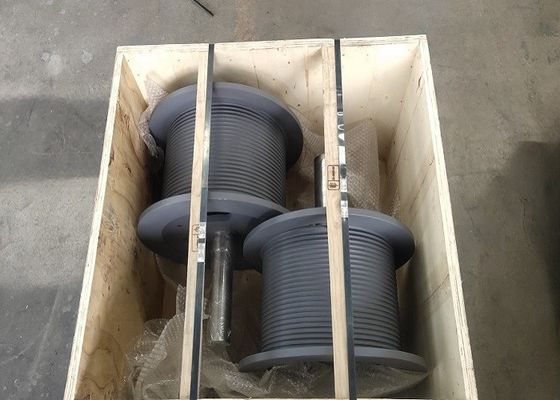 Anti Corrosion Coating Lebus Grooves Wire Rope Winch Drum