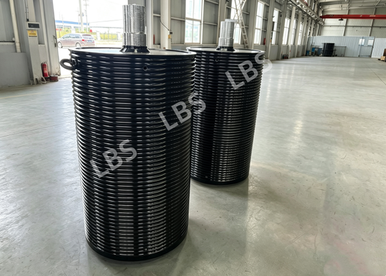 High Precision Wear-resistant Double-fold Lebus Luffing Drum, Anti-deformation & Anti-rope Disorder