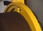 Electric Winch Machine 5 Ton Alloy Steel Yellow With Grooved Drum