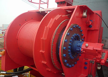 Wire Rope Lebus Grooves Tower Crane Winch Customized For Construction