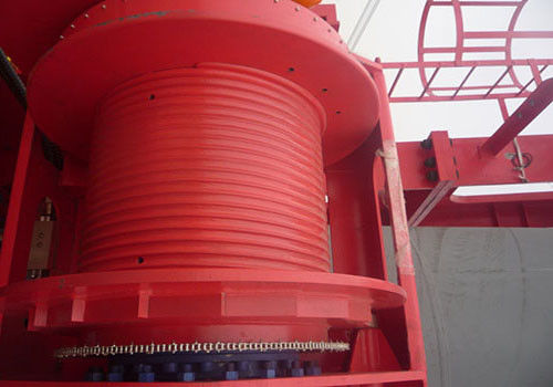 Wire Rope Lebus Grooves Tower Crane Winch Customized For Construction