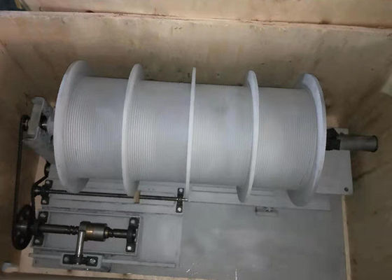 Q345B Steel 6mm Electric Cable Pulling Winch For Construction