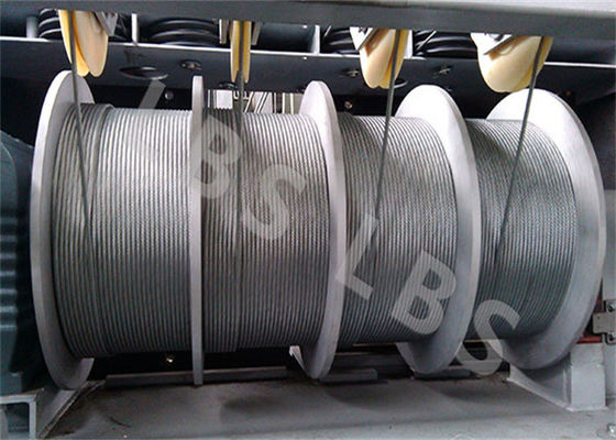 Q345B Steel 6mm Electric Cable Pulling Winch For Construction