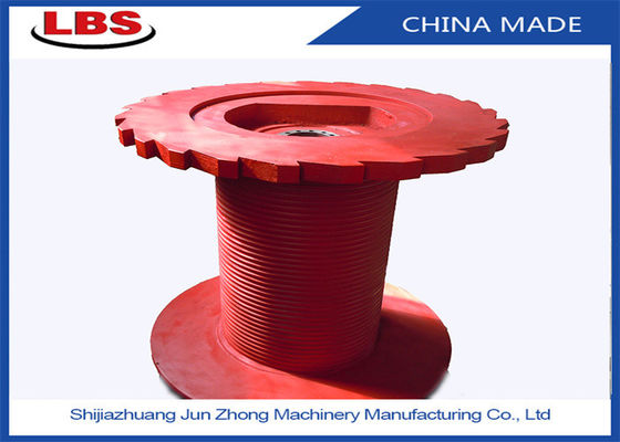 Oil Rigging Main Part Rope Winch Drum Carbon Steel Lbs Groove