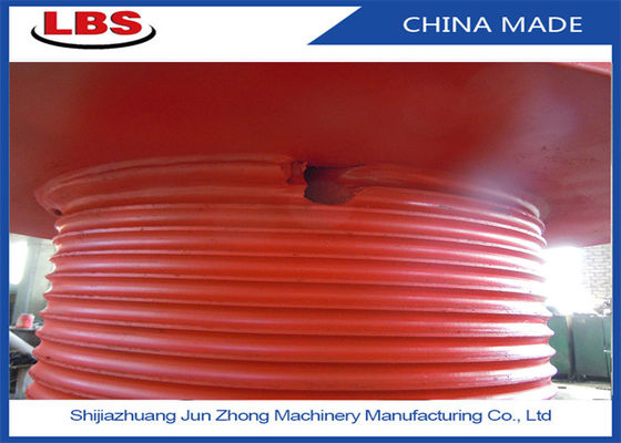 Oil Rigging Main Part Rope Winch Drum Carbon Steel Lbs Groove