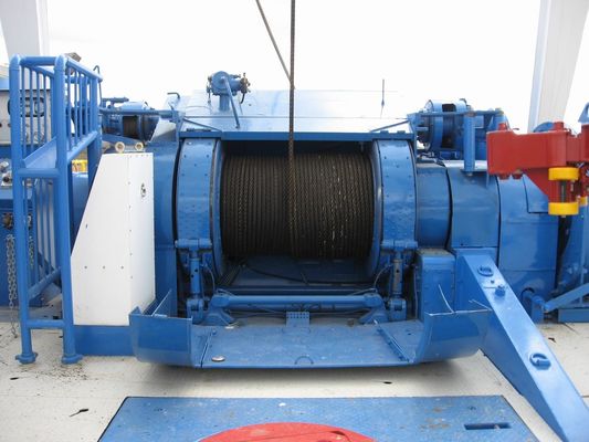 Lebus 120KN Marine Hydraulic Winch , Crane Winch System For Mine Lifting