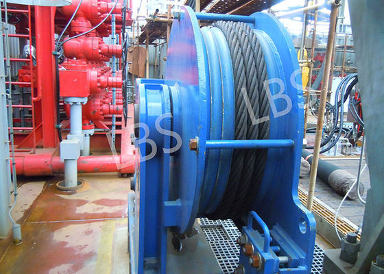 30Ton Double Drum Electric Wire Rope Winch Machine With Spooling Device