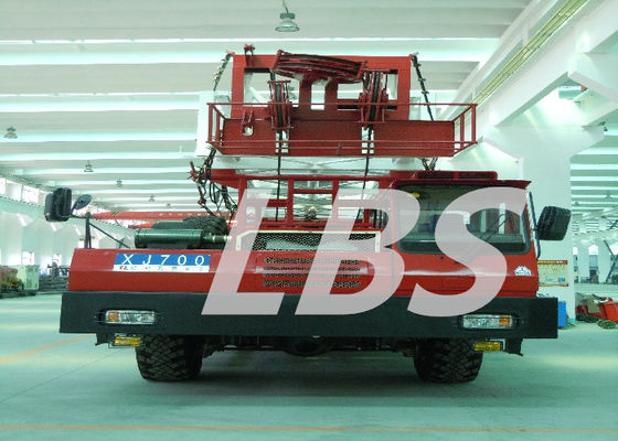 Double Drum Oil Rig Drawworks Equipment Truck Mounted Drilling 500kn