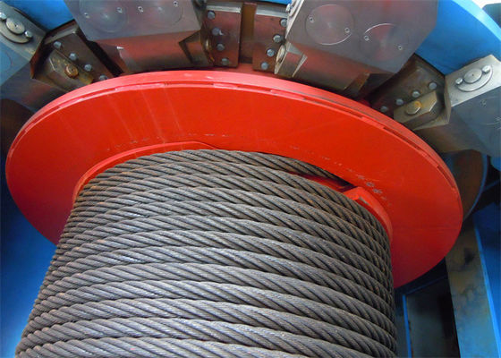 Lebus Multilayer Winding Grooved Wire Rope Drum For  Crane Winch