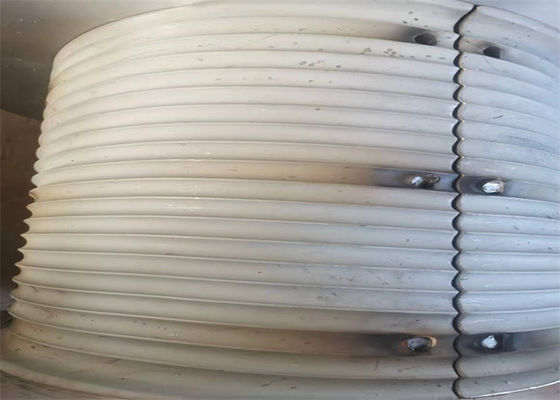 Q355b Material Crane Spool With Lbs Grooved Sleeves For Multilayer Spooling