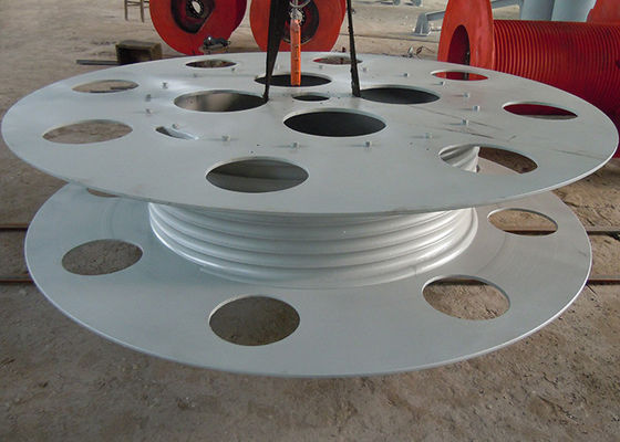 Hot Spray Zinc 8mm Cable Winch Drum With Lebus Grooves For Construction