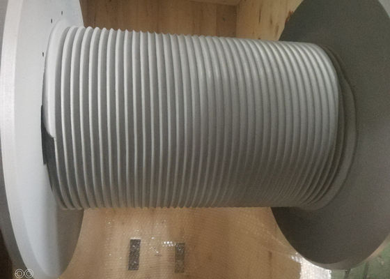 LBS Hydraulic Power Cable Winch Drum For Ship Crane Equipment