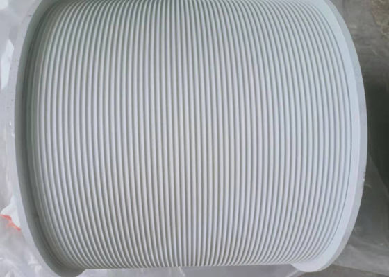 900mm Diameter Grooved Winch Drum 200KN Gray Color With Sleeves