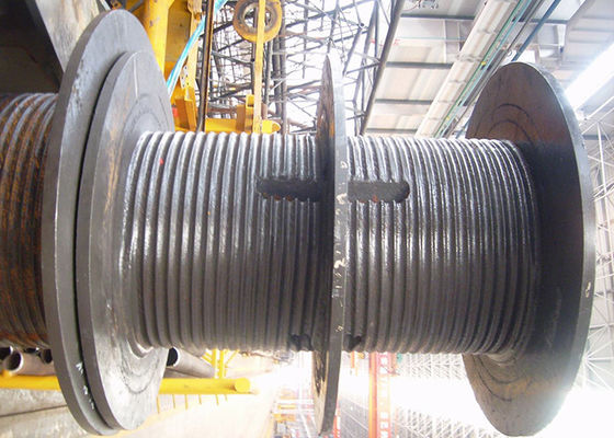 1200mm Length Multifunctional Grooved Cable Drum For Hoisting Equipment