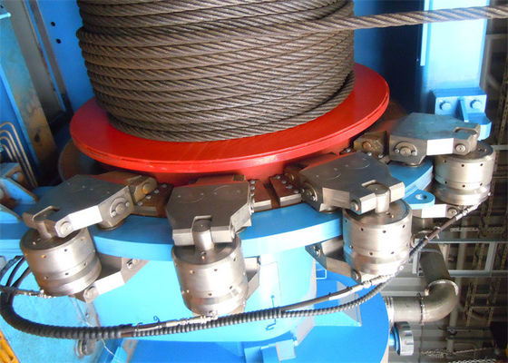 Lebus 900mm Dia Drum Wire Electric Rope Winch Red For Construction