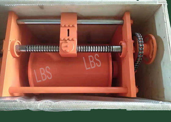 15T Single Drum Piling Winch Machine For Construction Electric
