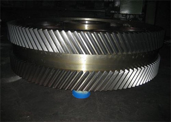 420mm Diameter Herringbone Machining Steel Gear Wheel Large Double