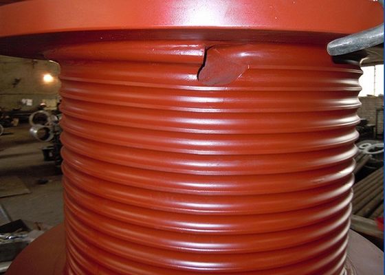 Lebus 200m Wire Rope Drum , Grooved Winch Drum For Marine Winch