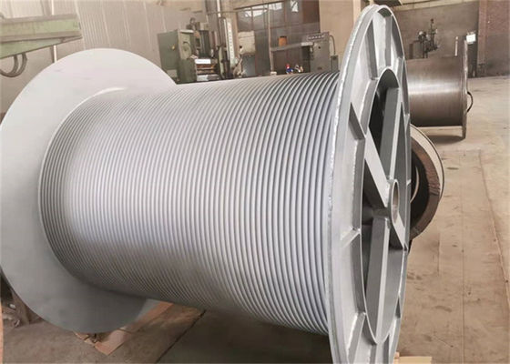 High Efficient Offshore Rope Winch Drum For Rotary Drilling Rig Winch