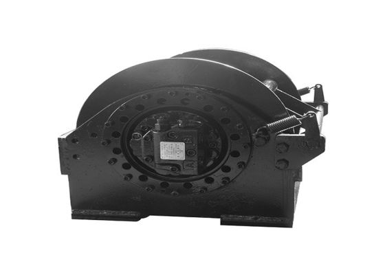 Carbon Steel Material Hydraulic Crane Winch Lebus Grooved 15 Tons For Lifeboat