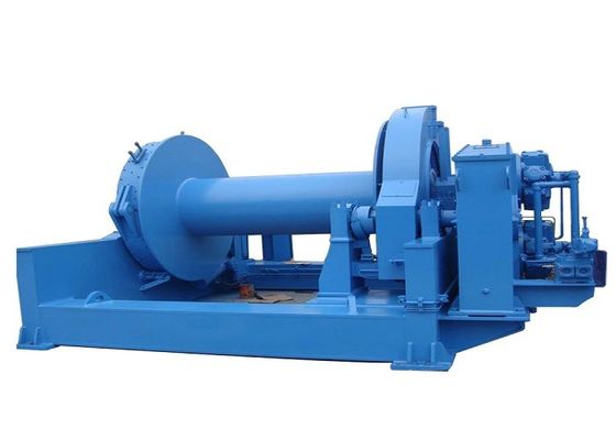 Offshore Equipment Hydraulic Anchor Winch 30t Capacity 30m Rope Speed