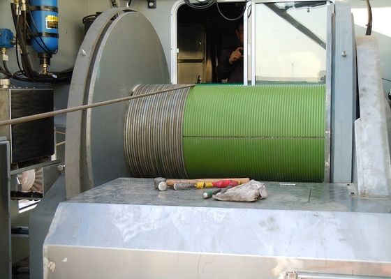 Multi Layer Lebus Groove Sleeve For Winding And Spooling Wire Rope Device