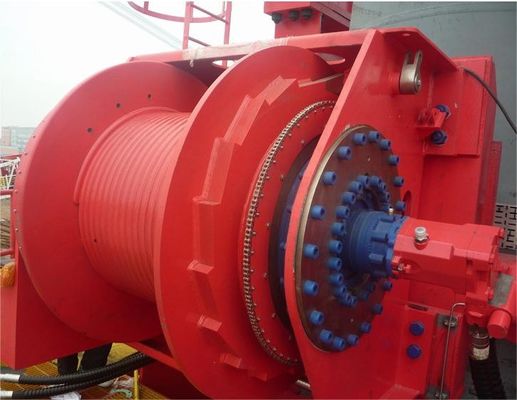 পেট্রোলিয়াম ড্রিলিং সরঞ্জাম জন্য 1500 মিটার Grooved Winch ড্রাম খাদ ইস্পাত
